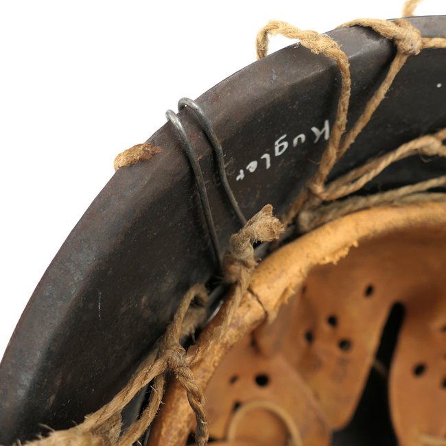 Luftwaffe SD M42 Combat Helmet with 'Tarnnetz' — image 21