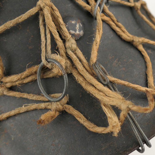 Luftwaffe SD M42 Combat Helmet with 'Tarnnetz' — image 9