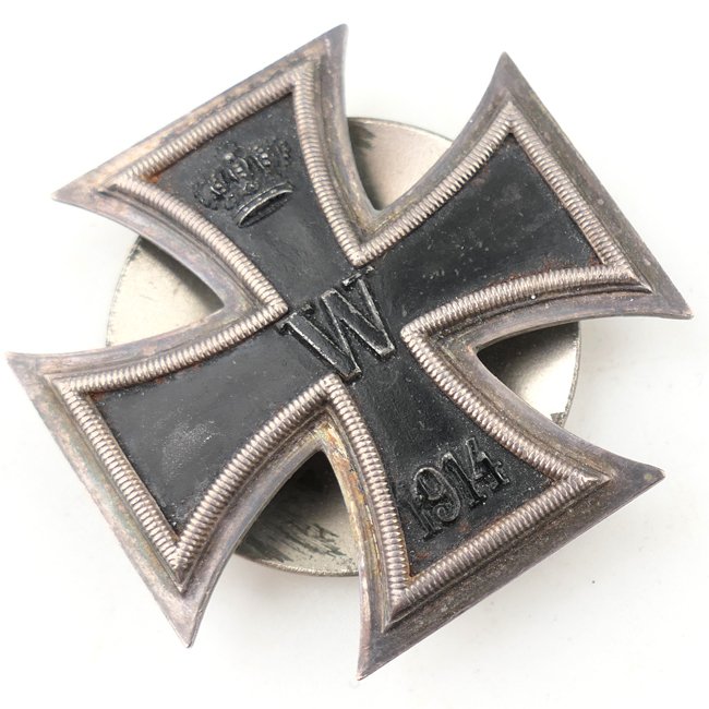 WW1 Iron Cross 1st Class 'AWS' Screw-Back — image 2