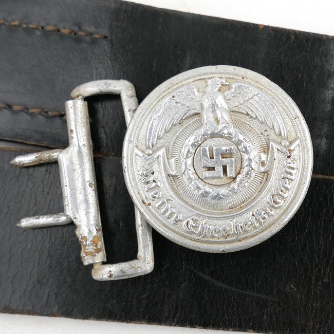 Waffen-SS Officer's Leather Belt & Buckle — image 8