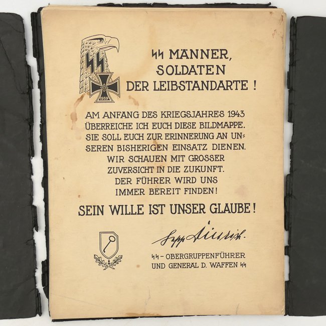Leibstandarte Adolf Hitler Photo Folder — image 3