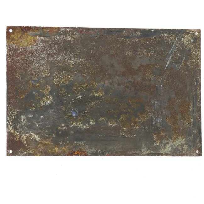 NSDAP 'Unser Gruß ist Heil Hitler!' Enamel Sign — image 8