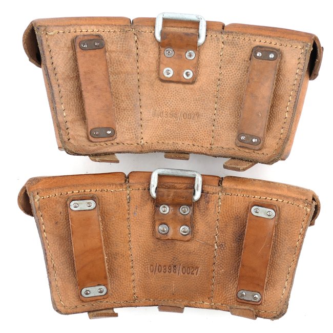 Pair of Brown K98 Ammo Pouches — image 4