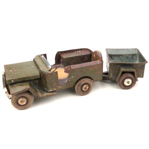 Allied Wood & Metal Children's Toy Jeep