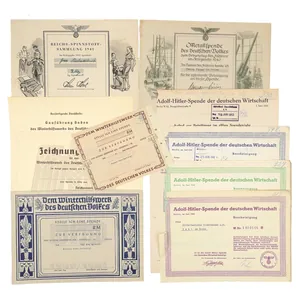 Decorative 'Winterhilfswerk' Document Grouping