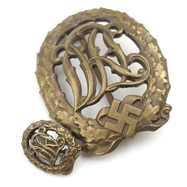 DRL Sports Badge in Bronze & Miniature — image 2