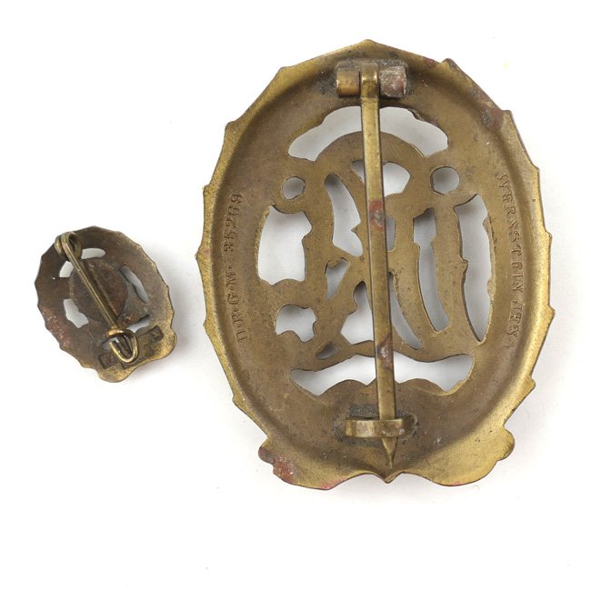 DRL Sports Badge in Bronze & Miniature — image 3