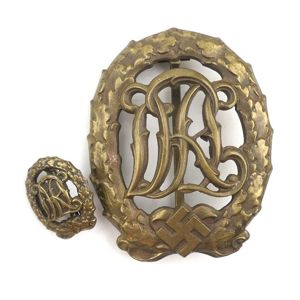 DRL Sports Badge in Bronze & Miniature