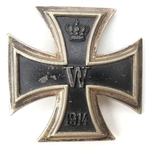 WW1 Iron Cross 1st Class 'AWS'