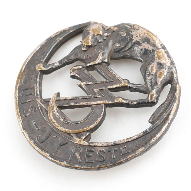 French 3rd Zouave Badge 'J'y Suis, J'y Reste'  — image 3