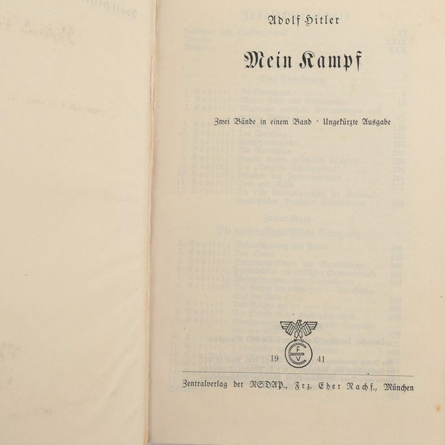 Adolf Hitler's 'Mein Kampf' - Tornisterausgabe 1941 — image 3