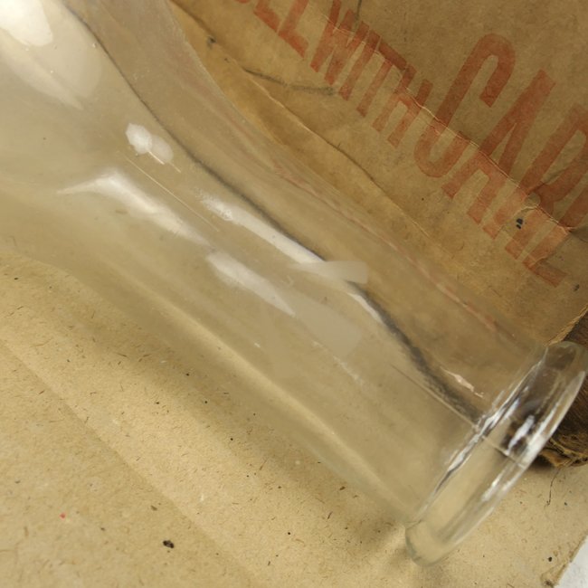 WW2 British Military Glass Urine Bed Bottle — image 2