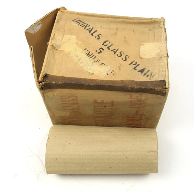 WW2 British Military Glass Urine Bed Bottle — image 4