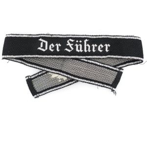 Waffen-SS flat-wire 'Der Führer' Cufftitle