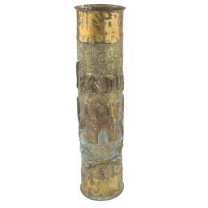 WW1 Decorated 'Verdun' Shell Case