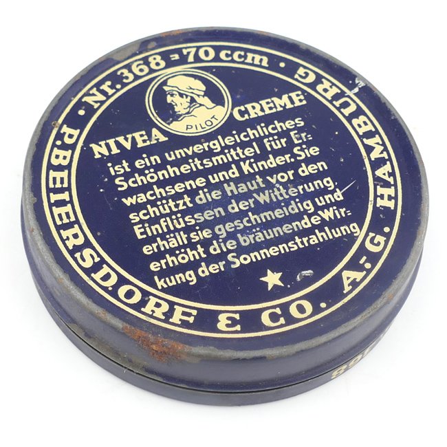 German 'Nivea Pilot Creme' Tin — image 3