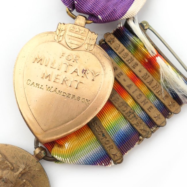 WW1 US Purple Heart Medal Grouping — image 4