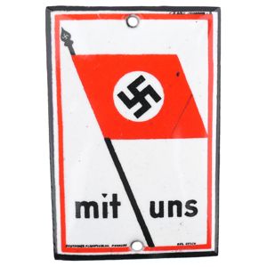 NSDAP Propaganda Enamel Sign