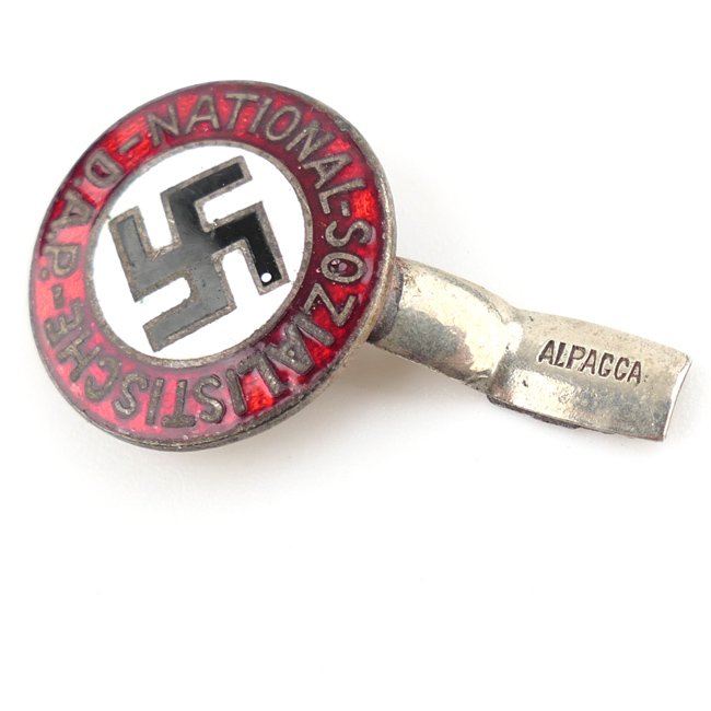 Early small sized NSDAP Membership Badge — image 2