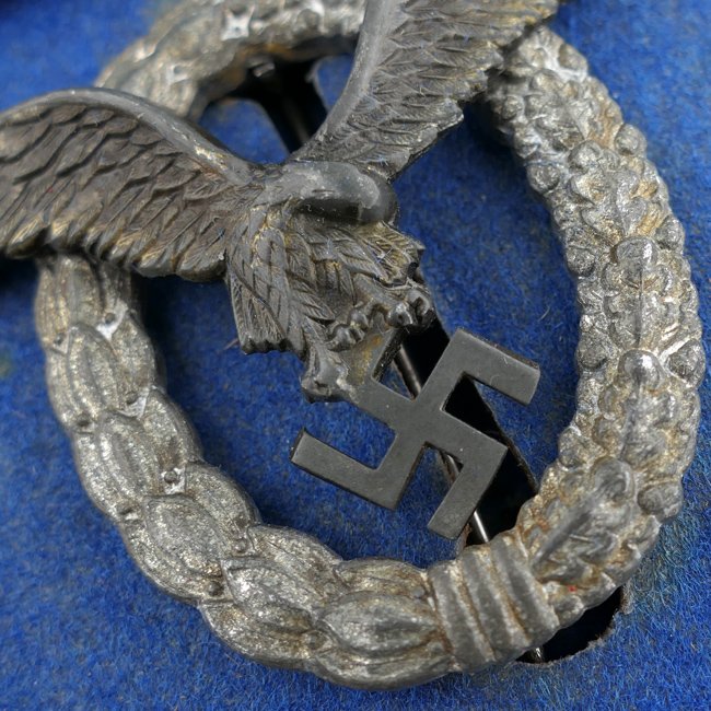 Cased Luftwaffe Pilots Badge - 'FLL' — image 3
