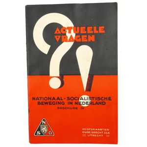 NSB 'Actueele Vragen' Booklet 1934