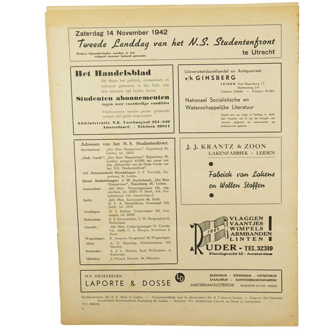  Studentenfront Newspaper October 1942 — image 5