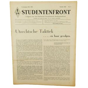 Studentenfront Newspaper October 1942