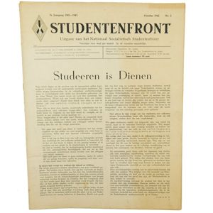 Studentenfront Newspaper October 1942