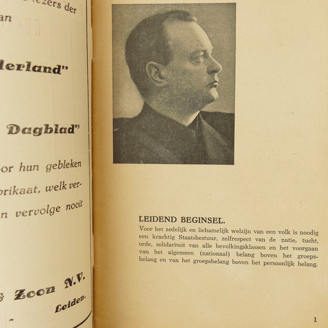NSB '4de Hagespraak' 1939 Program Booklet — image 2