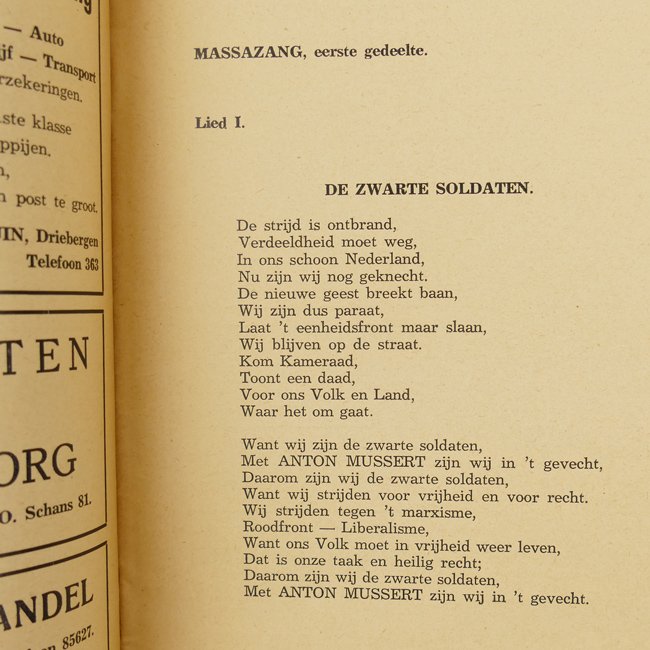 NSB '4de Hagespraak' 1939 Program Booklet — image 5