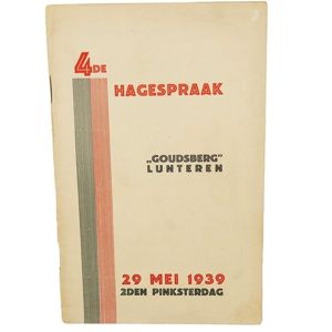 NSB '4de Hagespraak' 1939 Program Booklet
