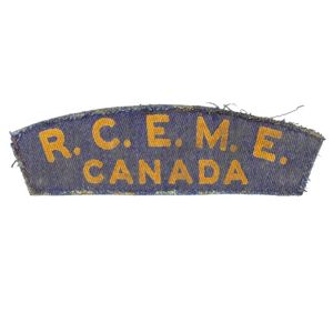 Canadian 'R.C.E.M.E. Canada' Shoulder Title