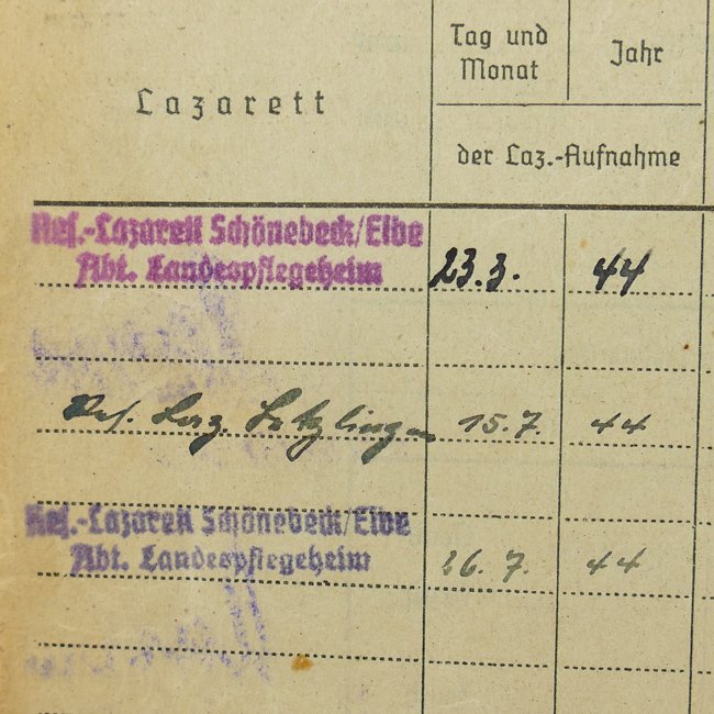 Luftwaffe 'Fallschirmjäger' Soldbuch — image 12