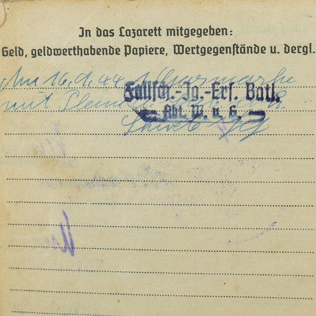 Luftwaffe 'Fallschirmjäger' Soldbuch — image 13