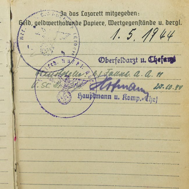 Luftwaffe 'Fallschirmjäger' Soldbuch — image 14