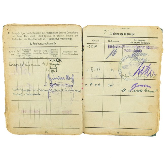 Luftwaffe 'Fallschirmjäger' Soldbuch — image 16