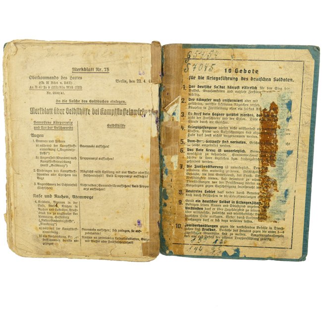 Luftwaffe 'Fallschirmjäger' Soldbuch — image 18