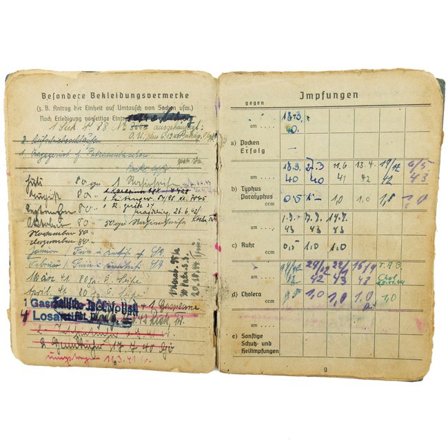 Luftwaffe 'Fallschirmjäger' Soldbuch — image 9