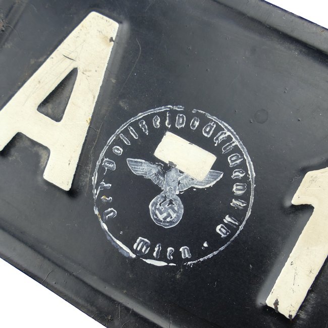 WW2 Motorcycle License Plate Set — image 5