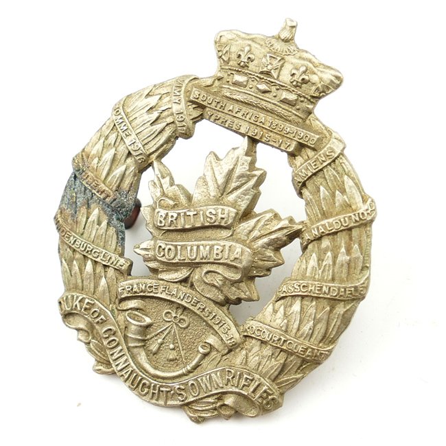 British Columbia Regiment Cap Badge — image 2