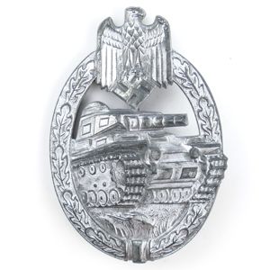 'Panzerkampfabzeichen in Silber'