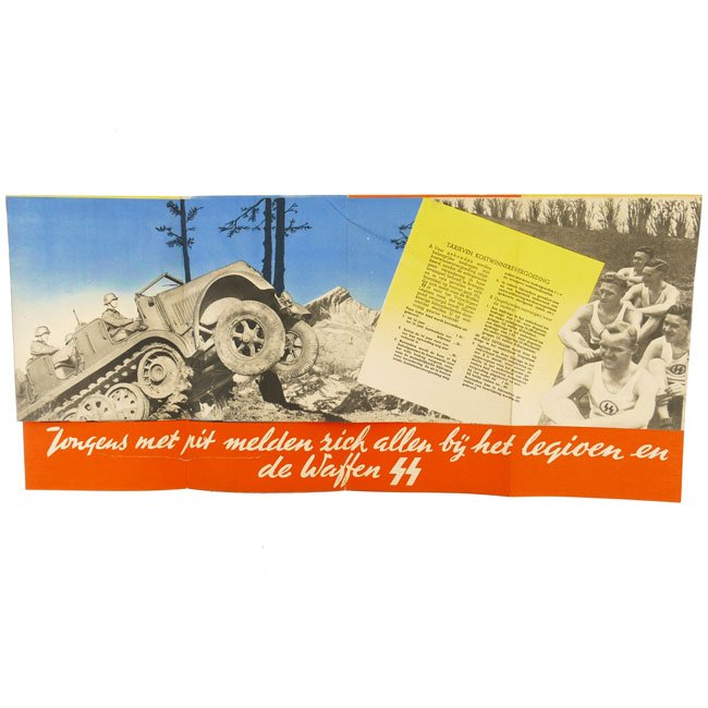 Dutch 'Waffen-SS' Recruitment Flyer/Poster — image 6