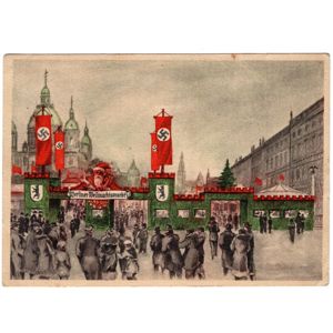 'Berliner Weihnachtsmarkt' Postcard