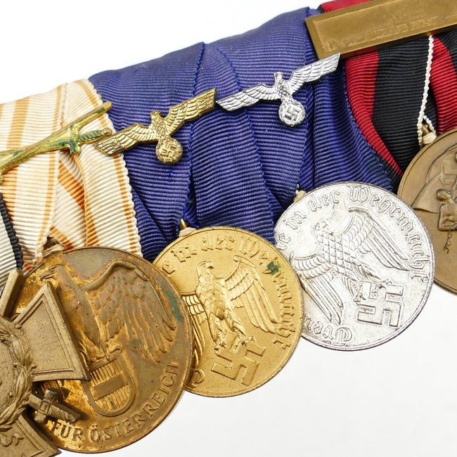 Wehrmacht 7-Piece Medal Bar — image 3