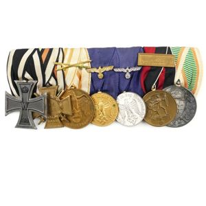 Wehrmacht 7-Piece Medal Bar