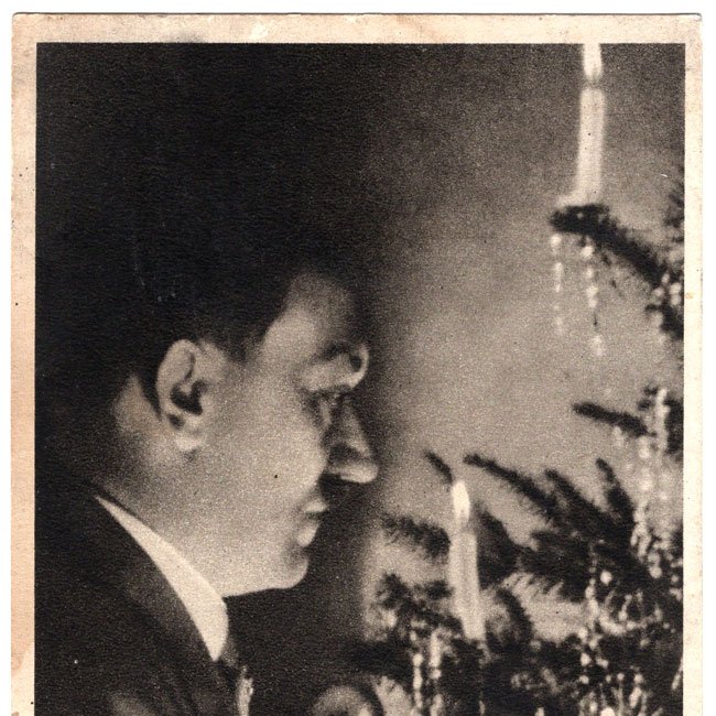 'Adolf Hitler Christmas' Postcard — image 2