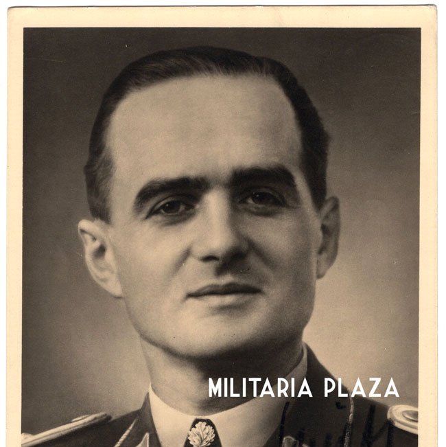 Fighter Pilot 'Wolfgang Späte' Postcard with Signature — image 3