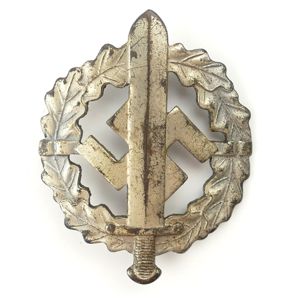 SA Sports Badge in Silver