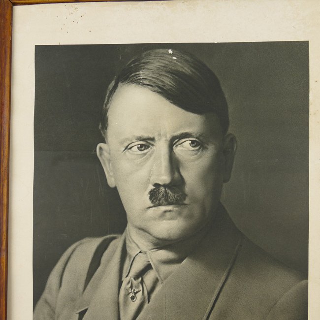 Framed 'Adolf Hitler' Hoffmann Photograph — image 2