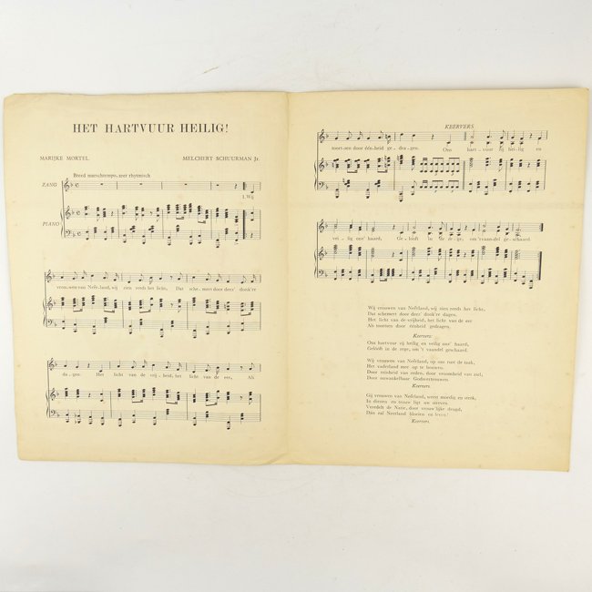 NSVO 'Het Hartvuur Heilig' Lyrics Flyer — image 3